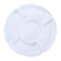 Wholesale Restaurant Dinnerware Fruit Serving Plastic 12 Inch 5 Compartments Portion Melamine Divided Snack Tray