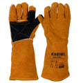 KSEIBI 40CM Industrial Grade Welding Leather Gloves Customizable OEM Hand Protection Tools