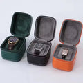 Wholesale Watch Box High-End PU Leather Portable Flip Cover Travel Single Zipper Watch Bag for Business