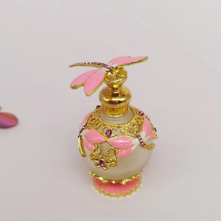 Arabian Luxury Middle East Arabic Dubai Perfume Oil Bottles Glass Stick Bottle for Essential Oil Dragonfly Style Perfume Bottle
