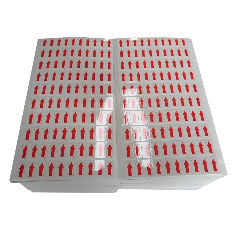 Wholesale Arrow Labels with Scales for Inspectors Label Stickers for Defective Products