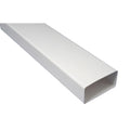 Hot Sell Good Quality White Ventilation Rectangular Flat Ducting Fittings Plastic air Duct