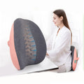 Breathable Eco-Friendly Memory Foam Lumbar Support Back Cushion for Chair Lower Back Pain Relief Removable Washable Modern