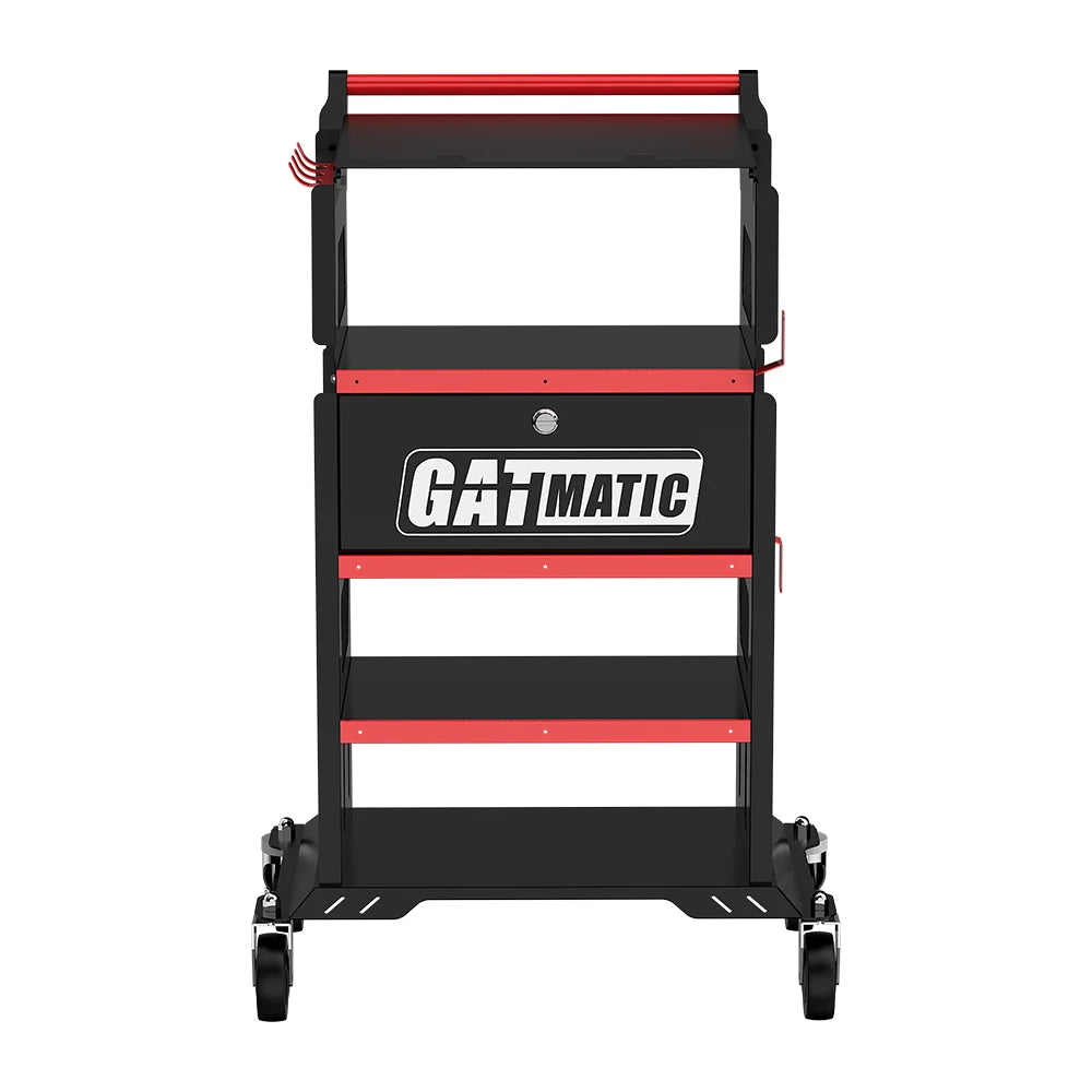 GATmatic Premium 360° Rotating Casters Customizable OEM Supported Lockable Power Supply Diagnostic Trolley for Tool Cabinets