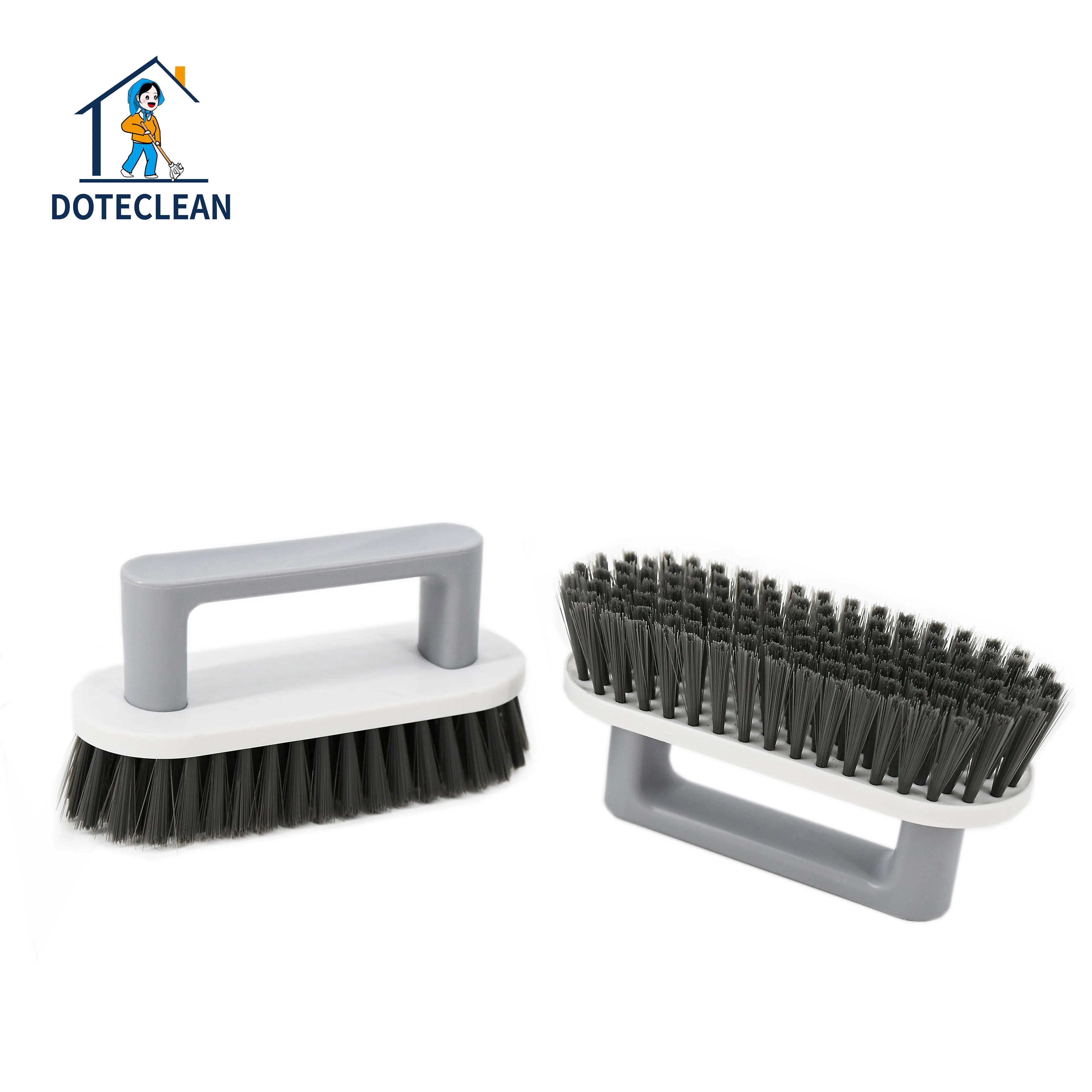 Multi-Purpose Durable Plastic Household Cleaning Brushes Simple Modern Design for Laundry for Handling Cloth Shoes Underwear