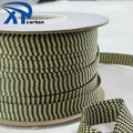 Corrosion Resistance Aramid Cable Carbon Fiber Cable Sleeve Braided25mm