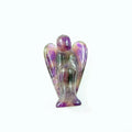 Huiying Manufactory Natural 2 Inch Amethyst Angel Statue Cheap Price Home Stone Animal Sculpture Crafts