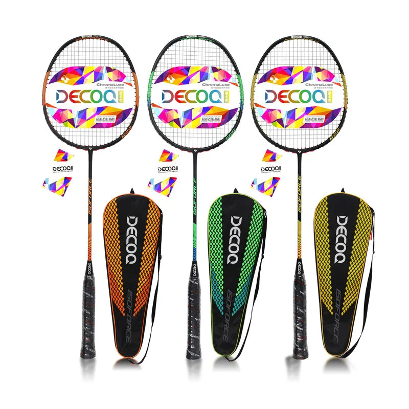 Lightweight Carbon Fiber Badminton Racket Soft Hardness for Enhanced Control and Durability for All-Level Players