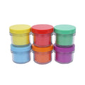 Empty Cosmetic Container 100ml 150ml 200ml 250ml Facial Mask Blue Green Purple Yellow PET clear Plastic Jar