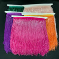 Multiple Colors Haute Couture Dress Decoration Gold White Beading Trimming Beaded Trim Fringe