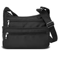 Custom Logo Women Ladies Travel Portable Fashion Waterproof Nylon Multi Pocket Single Shoulder Crossbody Sling Bag