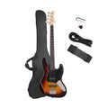 HUASHENG Full Size Bass Kit OEM 4 Strings GJazz Electric Bass Guitar with Guitar Bag Accessories