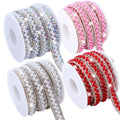 Hot Selling Pearl Rhinestone Applique Roll Trim Non Hot Fix White Flatback Sheet Strip Dress Belt Decoration Clothing