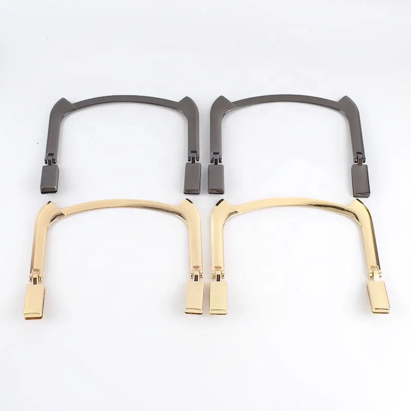 Meetee BF467 Women's Bag Frame Handle Buckles DIY Bag Strap Handle