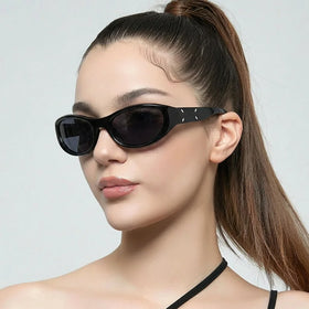 High Quality Plastic Cheap Sunglasses Trendy Y2K Style Sun Glasses Eyewear Sunglasses for Woman 2026