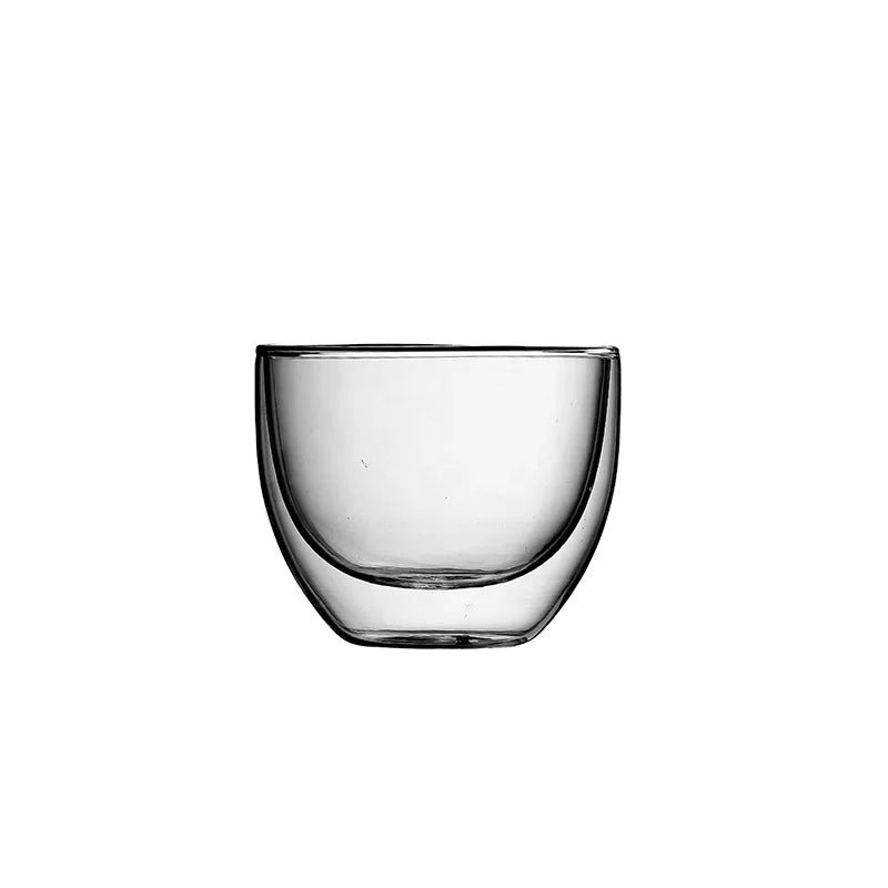 Classical Mini Small Fancy Hand Blown Handmade Thermo Glass Coffee Cup