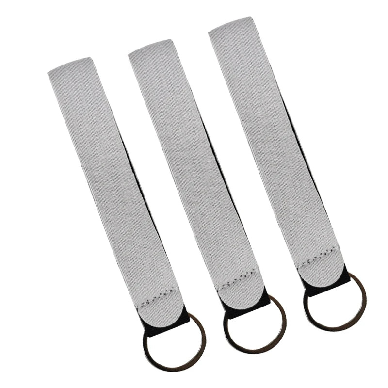 Sublimation Blanks Neoprene Wristlet Keychain Portable Hand Wrist Lanyard Keychain