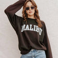 Enyami Cozy Oversized Long Sleeves Oversized Cotton Fleece Crew Neck Classic Pullover Crewneck Sportswear Sweatshirts