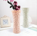 Home Decoration European Surface Engraving Plastic Vase Ceramic-like Plastic Dried Flowers Hydroponic Plants Container MegaBDM