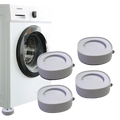 4-Pack Rubber Vibration Damping Pads for Washer and Dryer Noise Reduction Multi-Use for Home Appliances and Furniture
