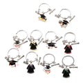 2025 New Graduation Cap Keychain Book-shaped Degree Keyring Exam Success Gift for Students Bulk Wholesale Cute Scholar Charm