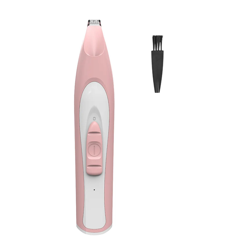 Newest USB Rechargeable Dog Paw Trimmer Electric Pet Hair Remover Cat Paw Care Care Pet Hair Clipper With Customized Logo