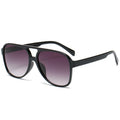 2022 Custom Fashion Designer Big Frame Aviation Plastic Trendy Oversized Women Shades Sun Glasses Sunglasses 2023