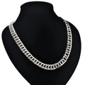 Hip Hop Stainless Steel Necklace Titanium Steel Jewelry Encrypted Day Word Buckle Cuban Chain