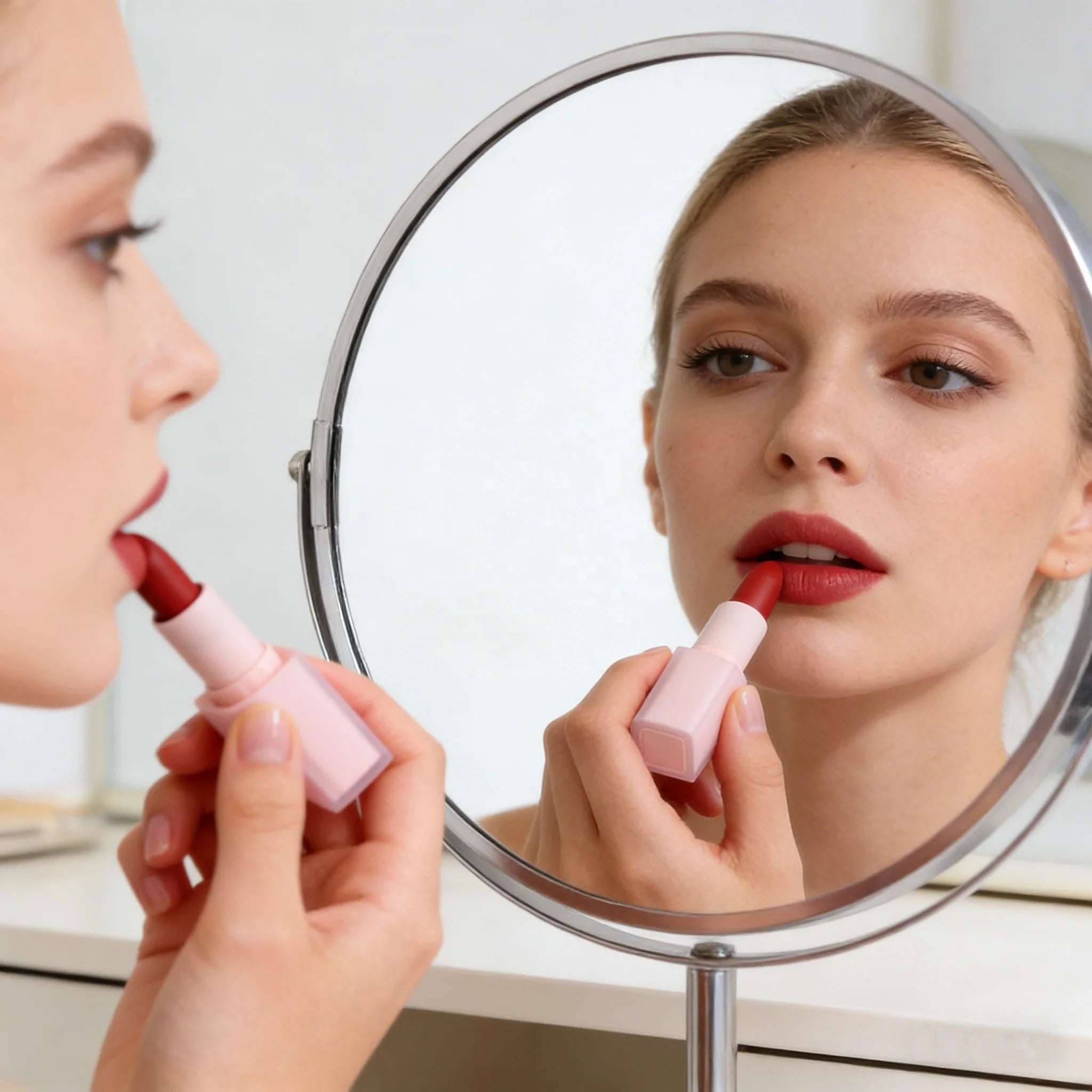 Makeup DIY Matte Lipstick Velvet Moisturizing Waterproof Long Lasting Matte Non-stick Cup Lipstick Mineral OEM