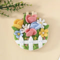 CHENISTORY DIY Wool Felting Painting With Embroidery Frame Handmade Needle Wool Painting Picture for Home Decors Crafts Gift