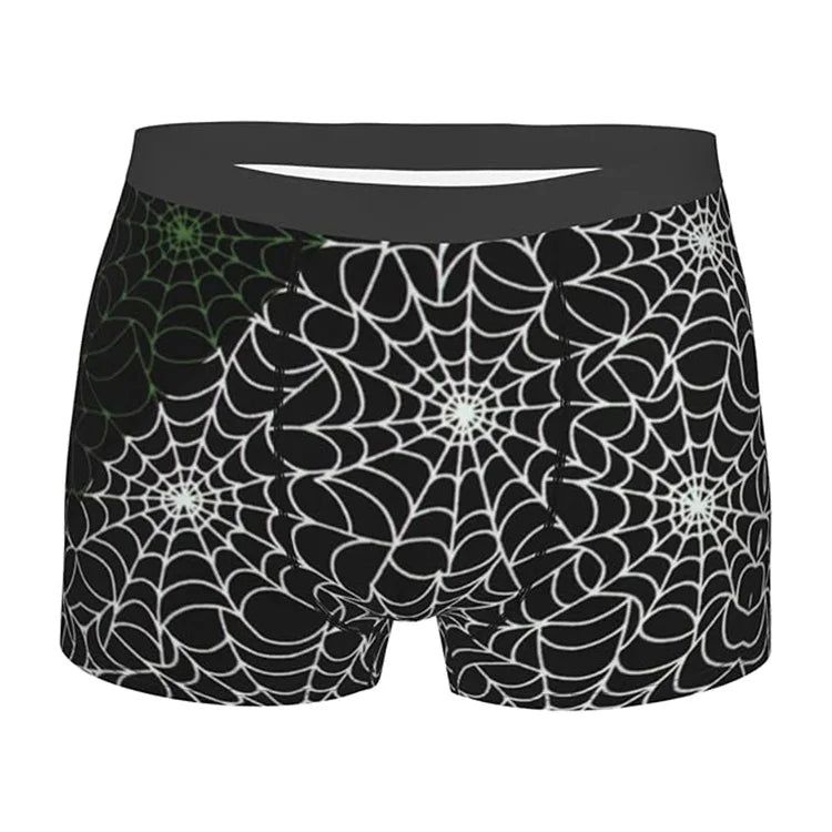 Luxury Men's Underwear With Pouch Anti Wrinkle Smooth Men's Long Underwear Custom Logo Boxer Print Waistband Shorts Briefs