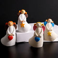 KK1101 DIY Silicone Mold for Resin Candle Making Heart Star Angel Fairy Girl Molds