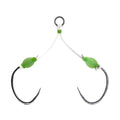 Mustad Mousse J-ASSIST3 Slow Jigging Iron Plate Barbed Hook Luminous Effect High Carbon Steel for Boat Fishing Big Fish Bass