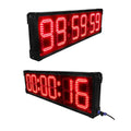 Portable Large Double Faces 5 Inch Digits Waterproof Display Led Countdown Clock Multiple Function Outdoor Sports Marathon Timer