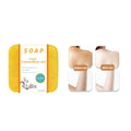 Best-Selling Quick Dispatch Souvenirs Organic Bathroom Set 100g Lemon Scrub Kojic Acid Soap Bar Whitening Anti-Acne Soap