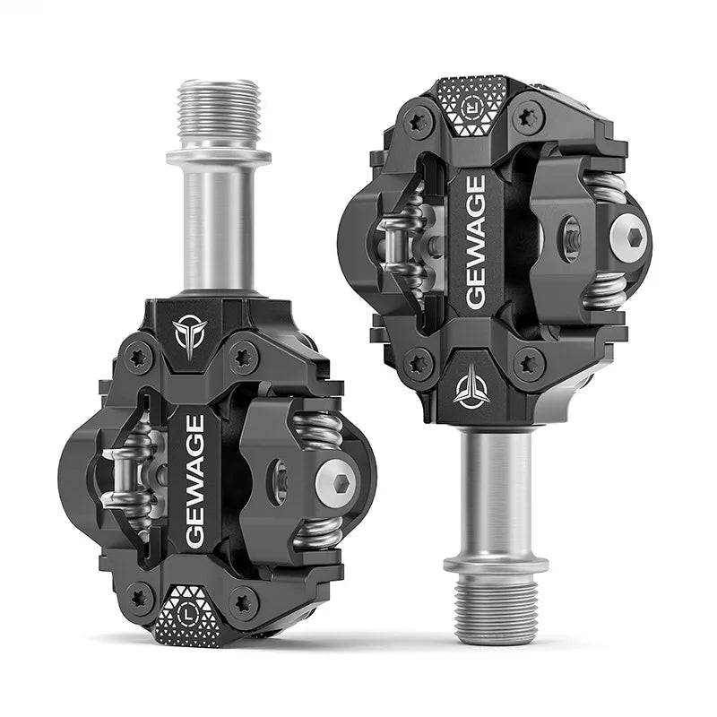 GEWAGE Bicycle Pedal Aluminum Alloy Sealed Bearing Self-locking Pedal Road Bike Pedal