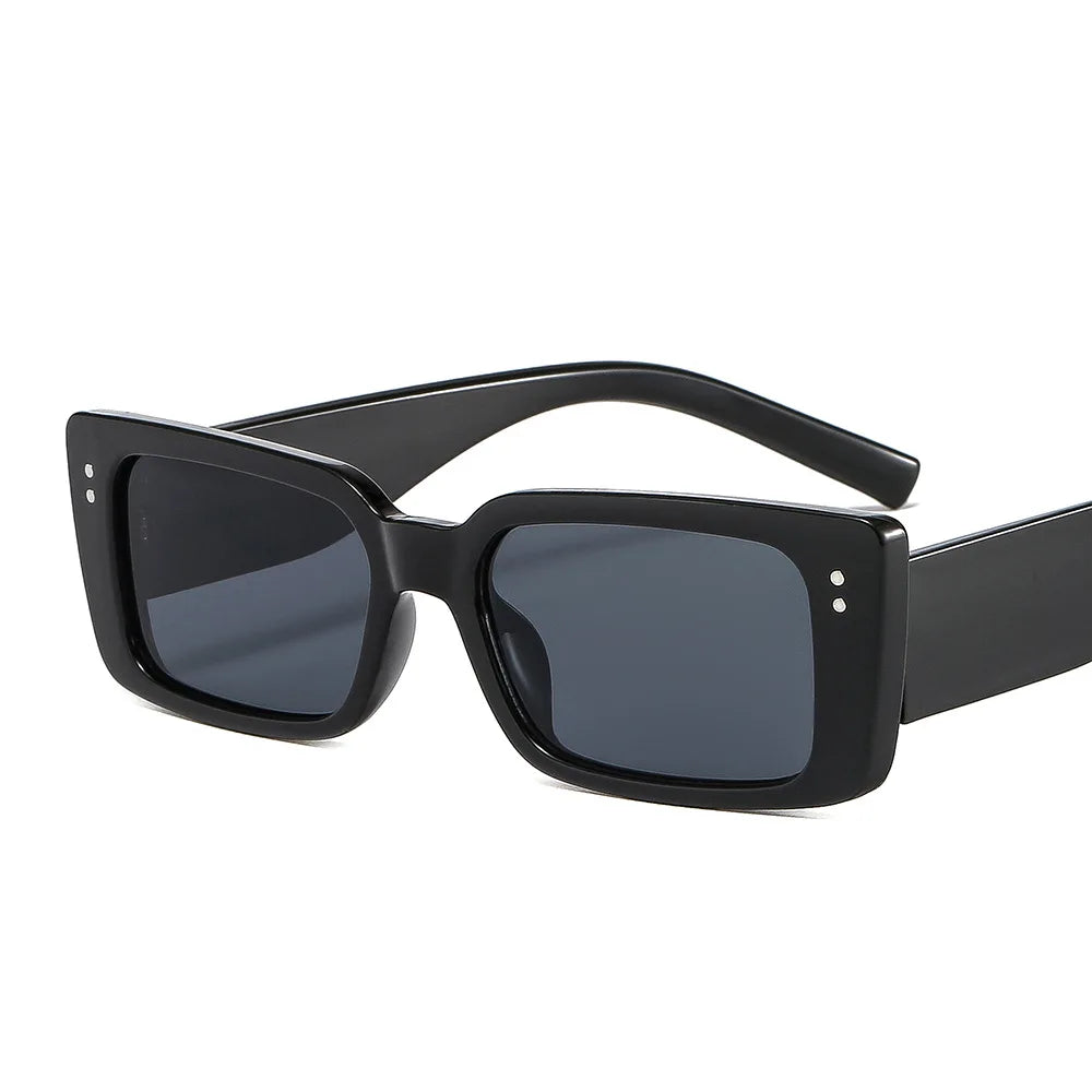LBAshades 321 New Fashion Small Square Plastic Frames Glasses Luxury Vintage Shades Trendy Ins Retro Sunglasses Women Mene Color