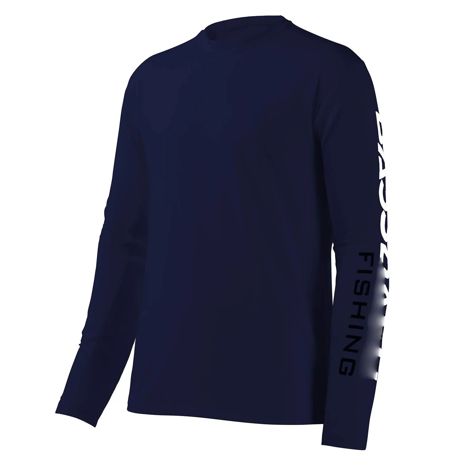 Custom UPF50+ Sun Protection Wicking Polyester Spandex Fishing Wear Men's Long Sleeve Mesh Vented Uv Fishing Shirts