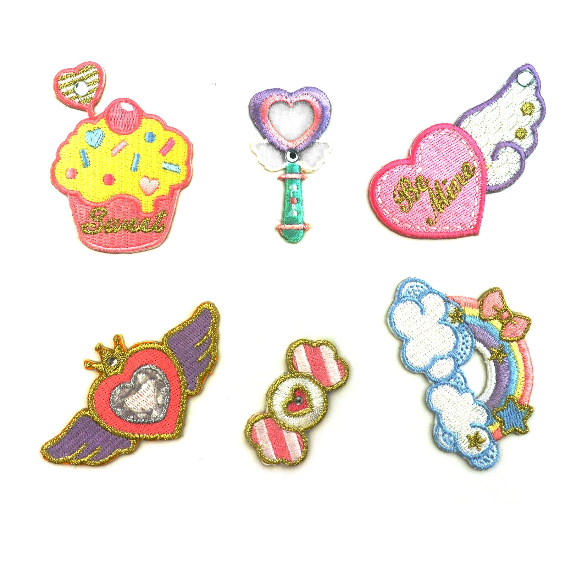 Low MOQ Large Size Holographic Iridescent High Frequency Tpu Patches Iron on Metallic Heat Press Custom