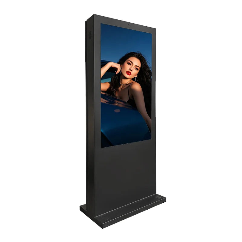 High Brightness 65\" Outdoor Waterproof LED Digital Signage Kiosk IP65 for Retail Stores Shopping Malls Elevators Wayfinding