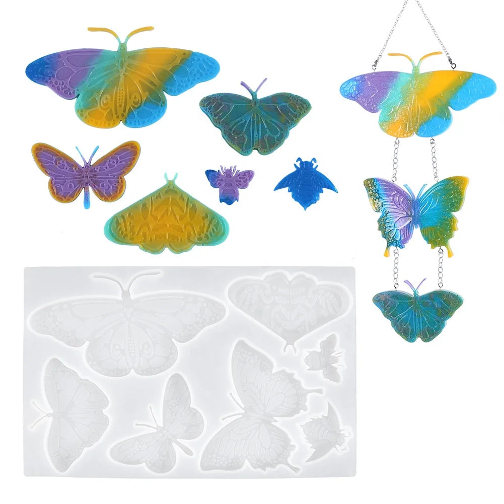 Butterfly Earring Pendant Resin Mold Silicone Butterfly Mold for Decoration