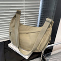 Lightweight Nylon Women Men Crossbody Purse Bag Crescent Dumpling Bag Multi Pocket Adjustable Sling Women Nylon Shoulder Bag