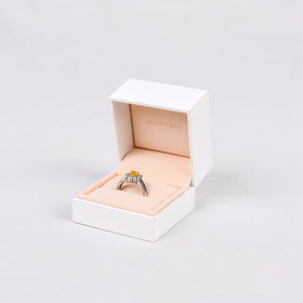 High-End Customized Square Straight-Edge Right-Angle Jewelry Box Made of Velvet Paper Plastic Materials for Necklaces Bangles