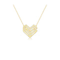 Hot New Custom Heart Jewellery 18K Gold Cheap Designer 925 Silver Necklace for Women