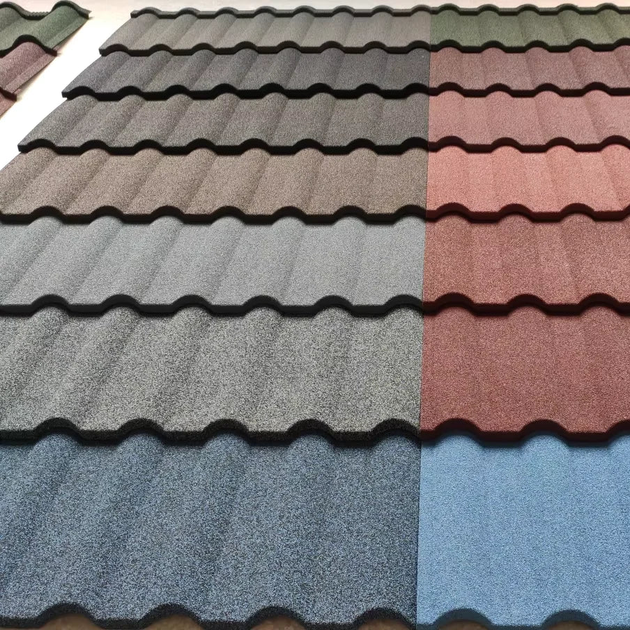 Sangobuild Top Quality Natural Colorful Stone Coated Metal Roofing Materials Zinc Roof Sheet Price