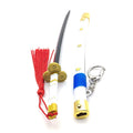 Wholesale Custom Zine Zinc Alloy One Piece Zoro Sword Keychain with Custom Logo-Fashion Gift
