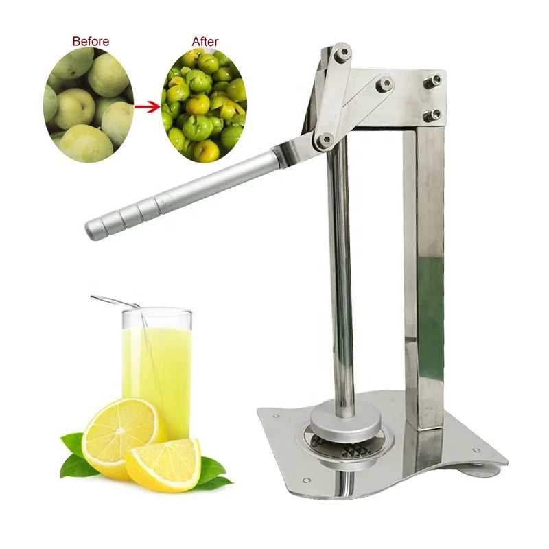 Portable Stainless Steel Commercial Manual Juicer Hand Press Citrus Presser Countertop Vegetable and Lemon Tool