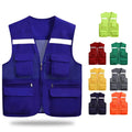 Utility Multi Pocket Vest Custom Logo Fisherman Men's Vests Waistcoats for Fishing Climbing Journalist Camping Work Vest