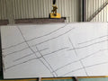 BOTON STONE Factory Customized White Calacatta Tiles Artificial Quartz Stone Kitchen Countertops Slab