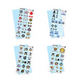 One Pieces Sticker Sheet for Bottle Luggage Phone Notebook DIY Custom Sticker Vinyl
